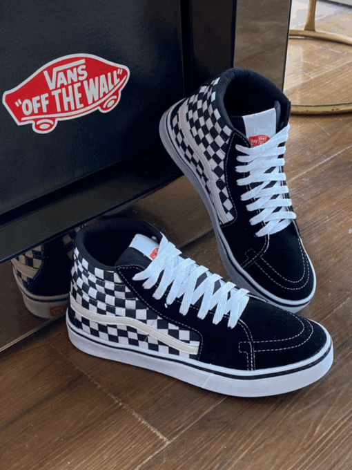Vans cano longo Xadrez